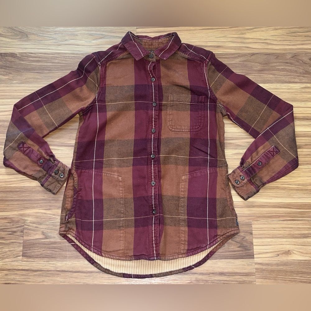 TOAD & CO Cairn Duofoid Long sleeve button down Shirt Size XS Organic Cotton